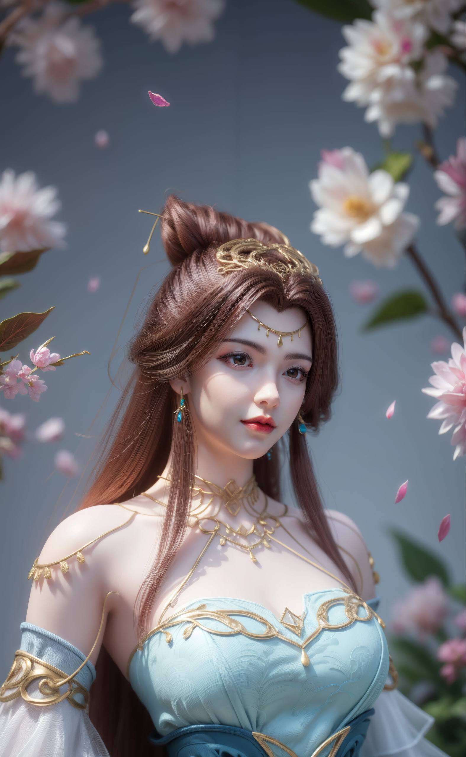 无论是她的战斗姿态以其独特的魅力和深邃的眼神