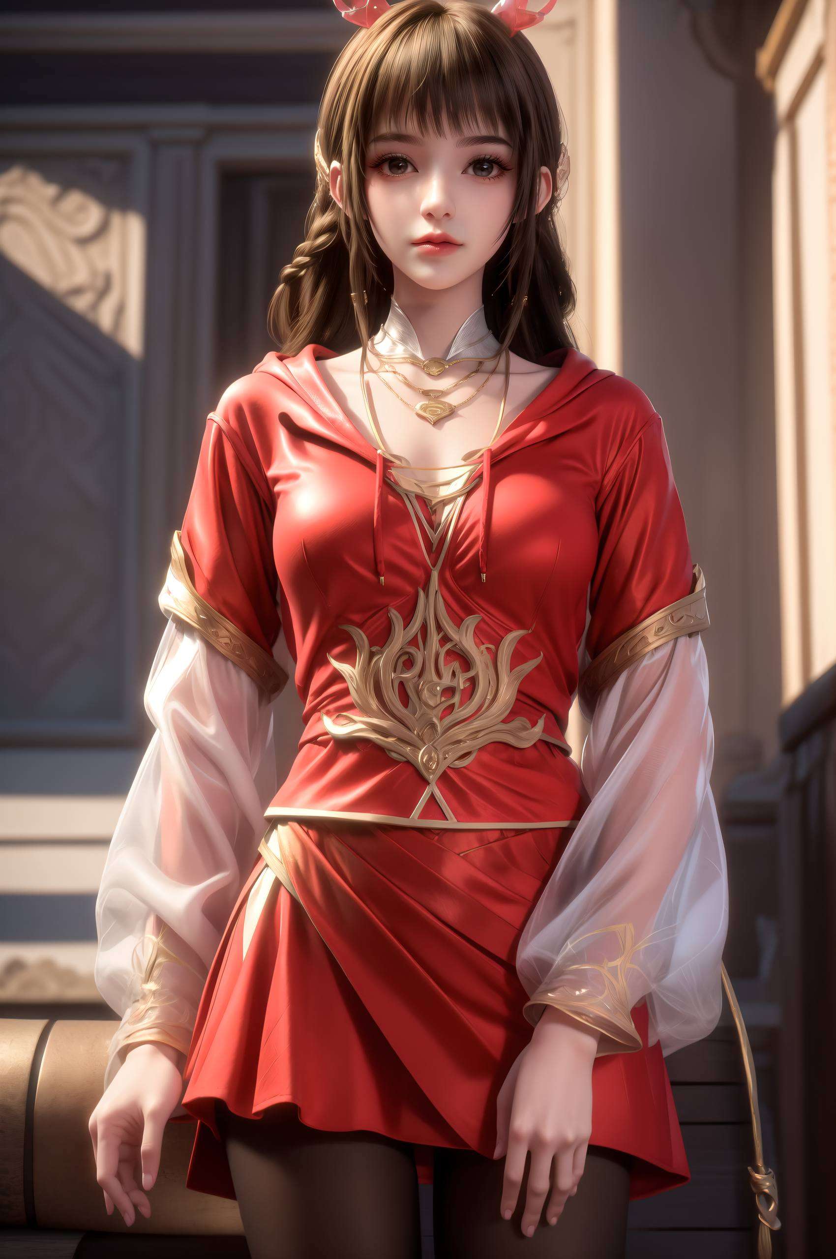 仿佛是百炼成神后的绝美瞬间宛如一位穿梭于云端的神秘女神