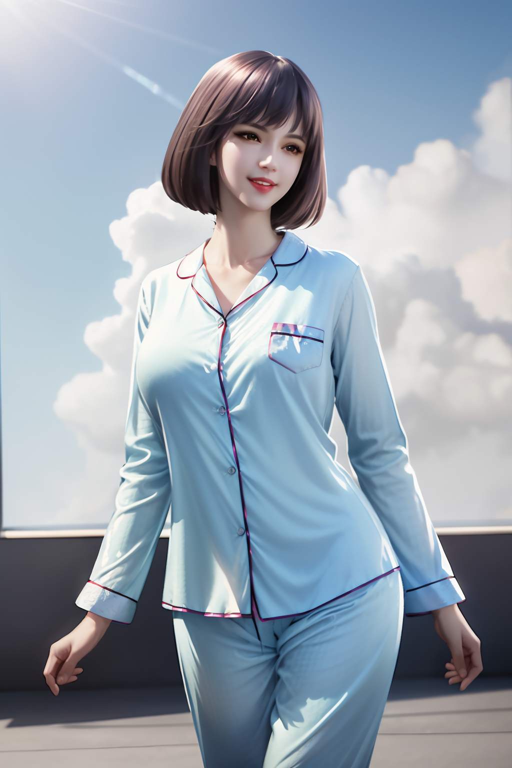 也展现了她日常生活中的柔美与智慧让这位国漫美女点亮你的屏幕吧！