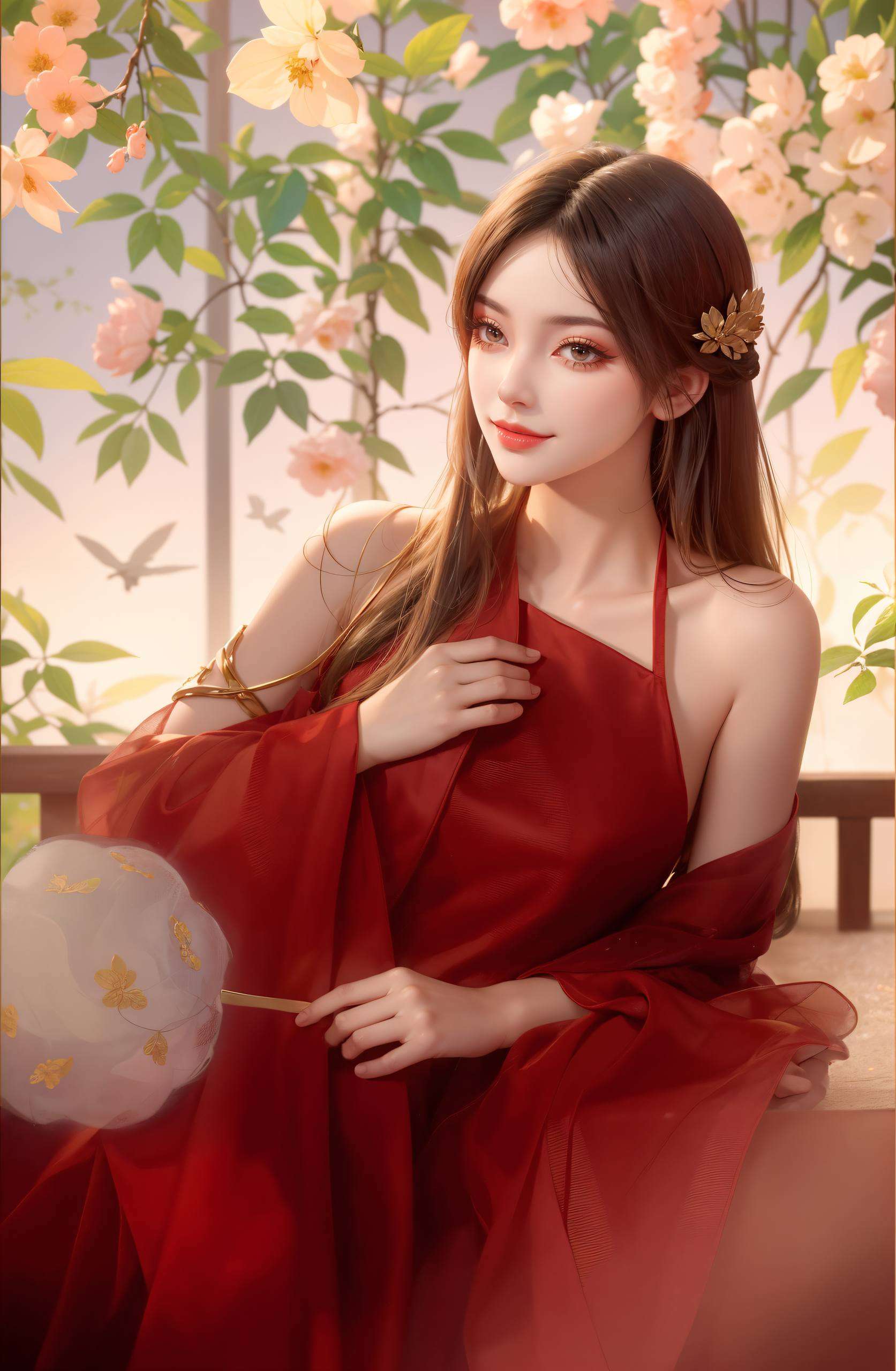 她的壁纸不仅拥有让人屏息的美貌