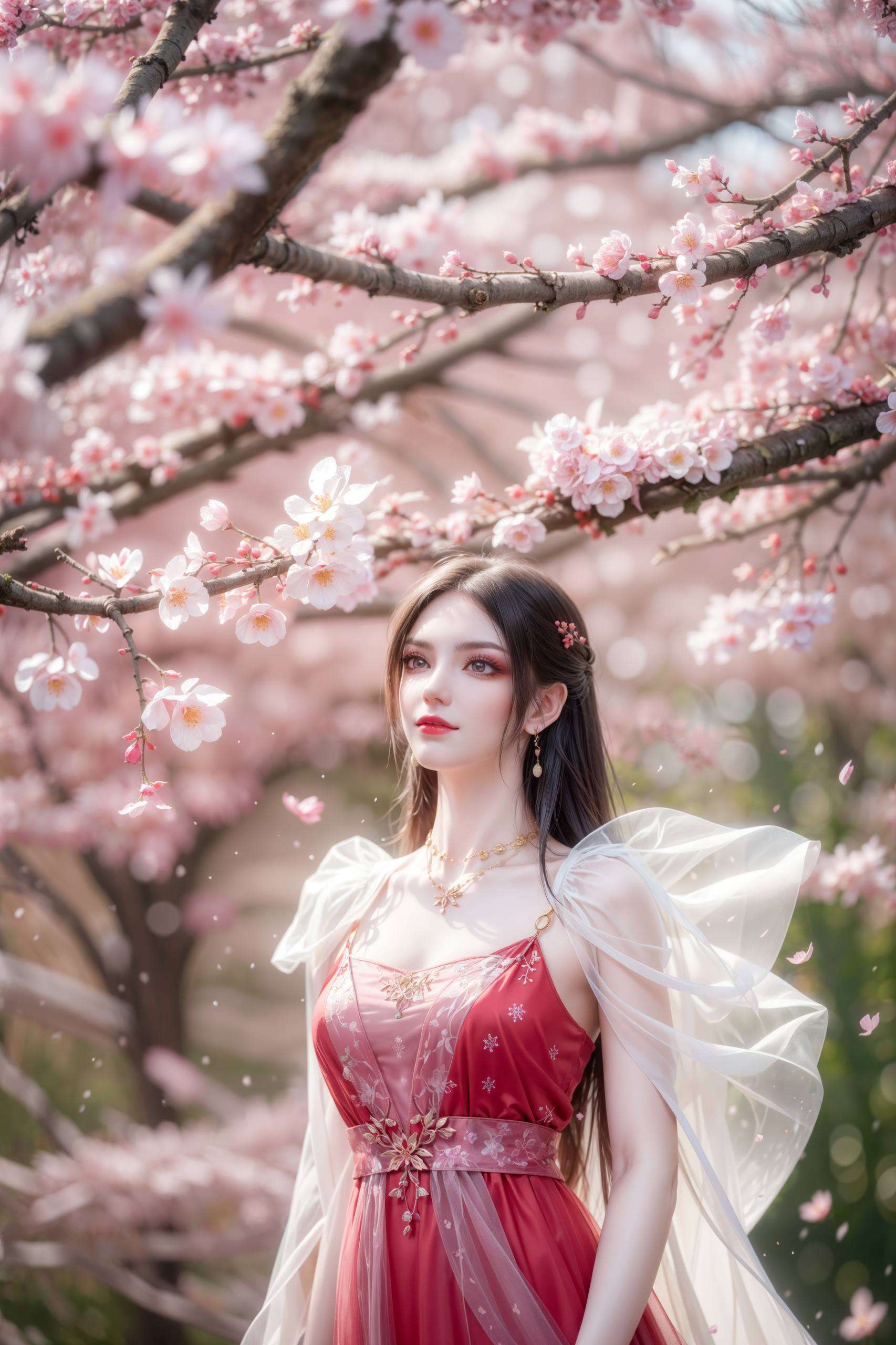 她的七彩吞天蟒纹身在阳光下闪闪发光这款壁纸不仅完美捕捉了彩鳞的每一个细节