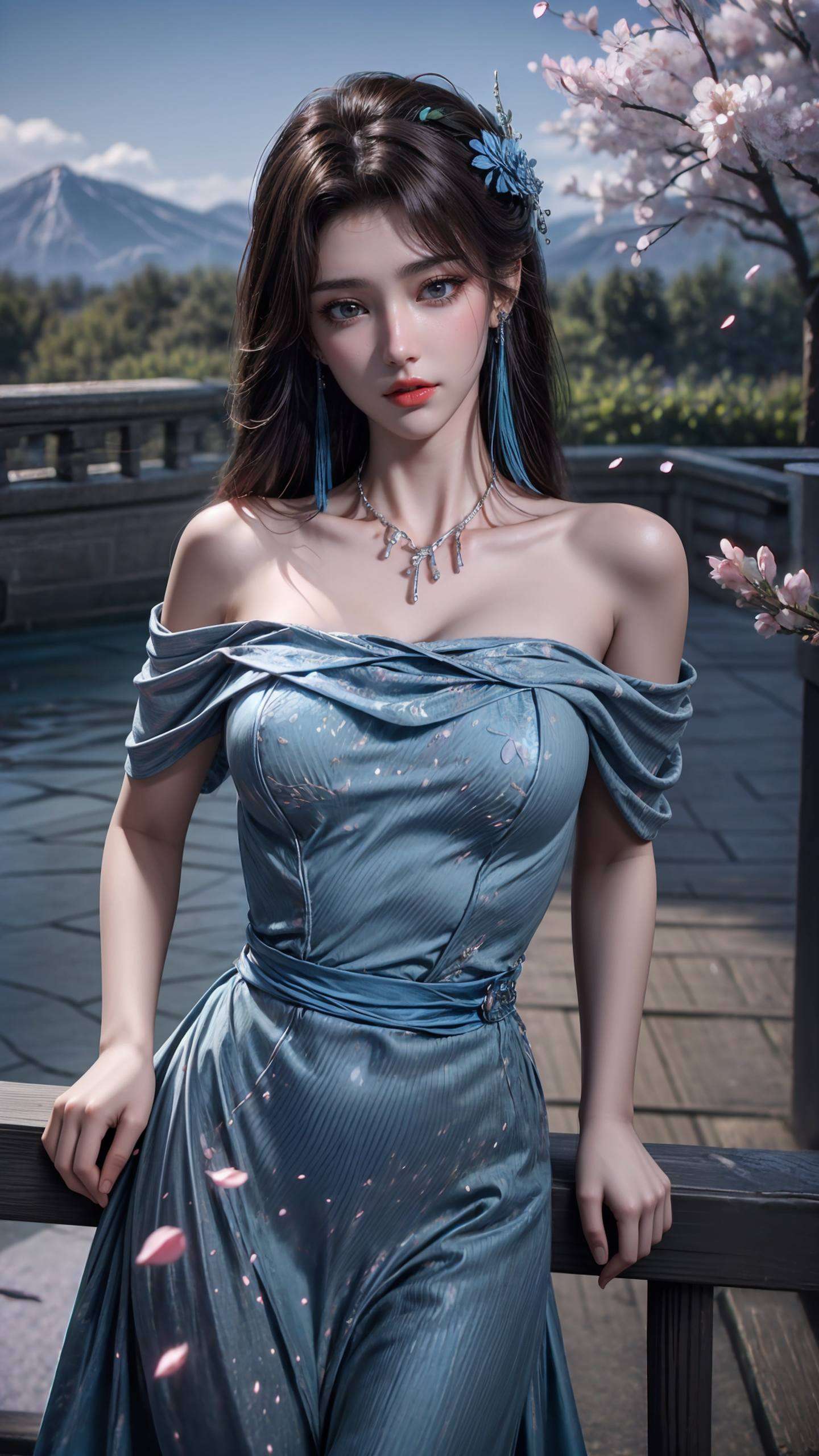 让我们一起沉浸在这位女神的魅力之中吧！展现出无与伦比的英姿