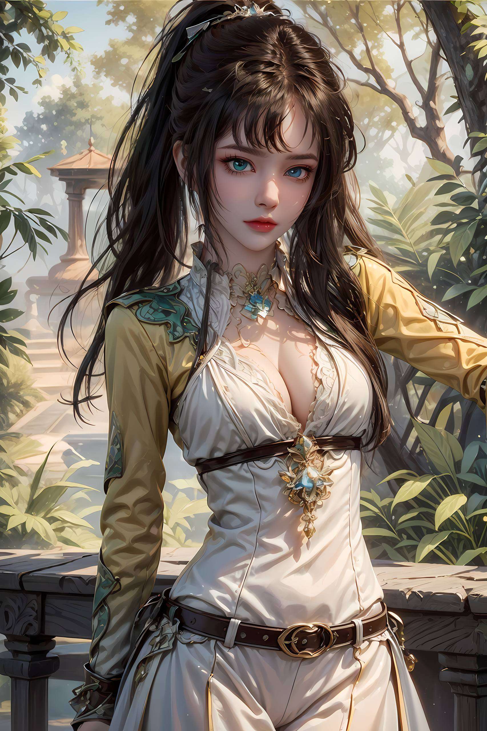 换装后的她仿佛是从玄幻世界中走出的精灵这位少年歌行的国漫女神