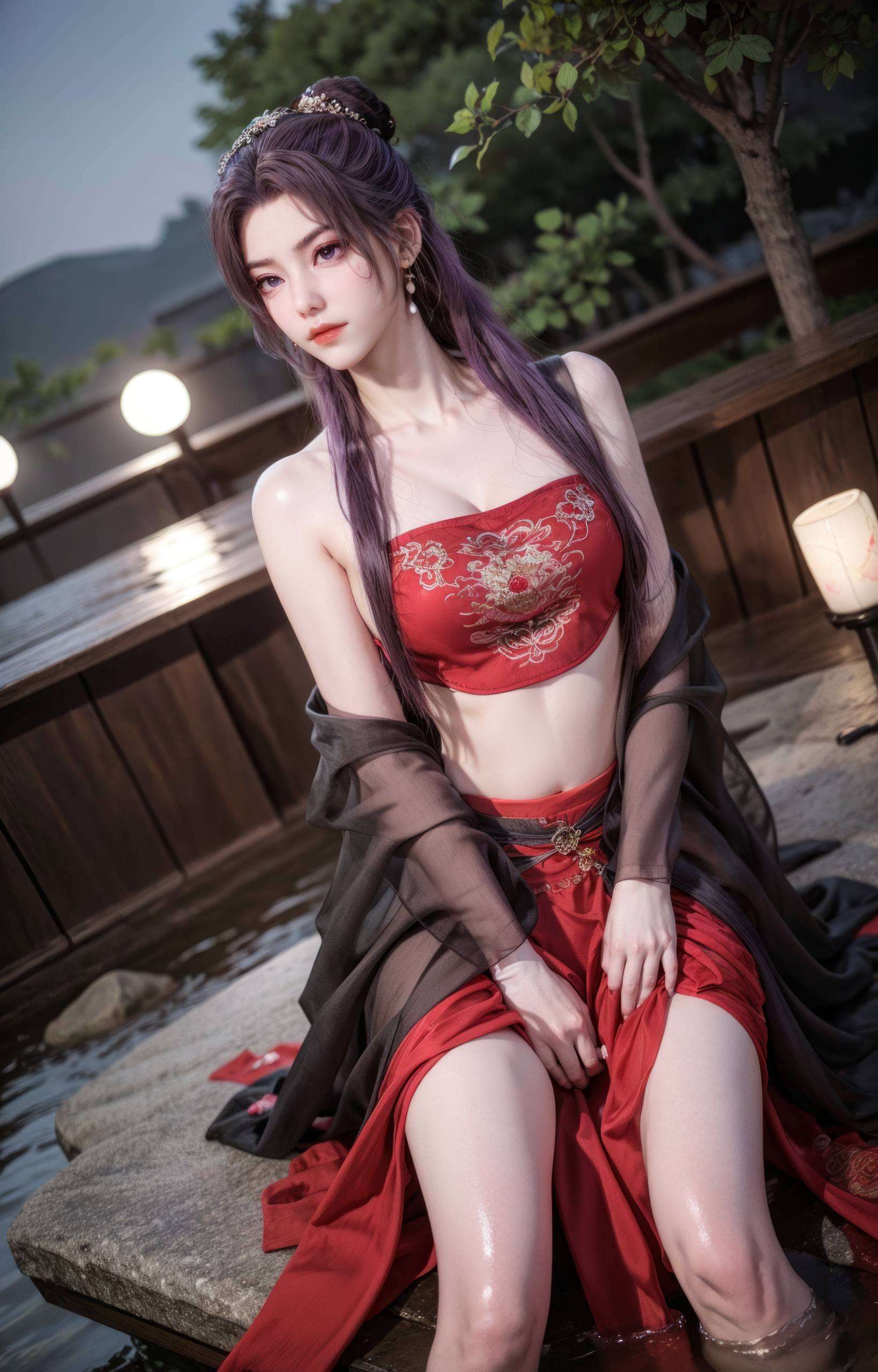 无论是国漫美女的温婉都在这免费安卓壁纸包中得到了完美呈现