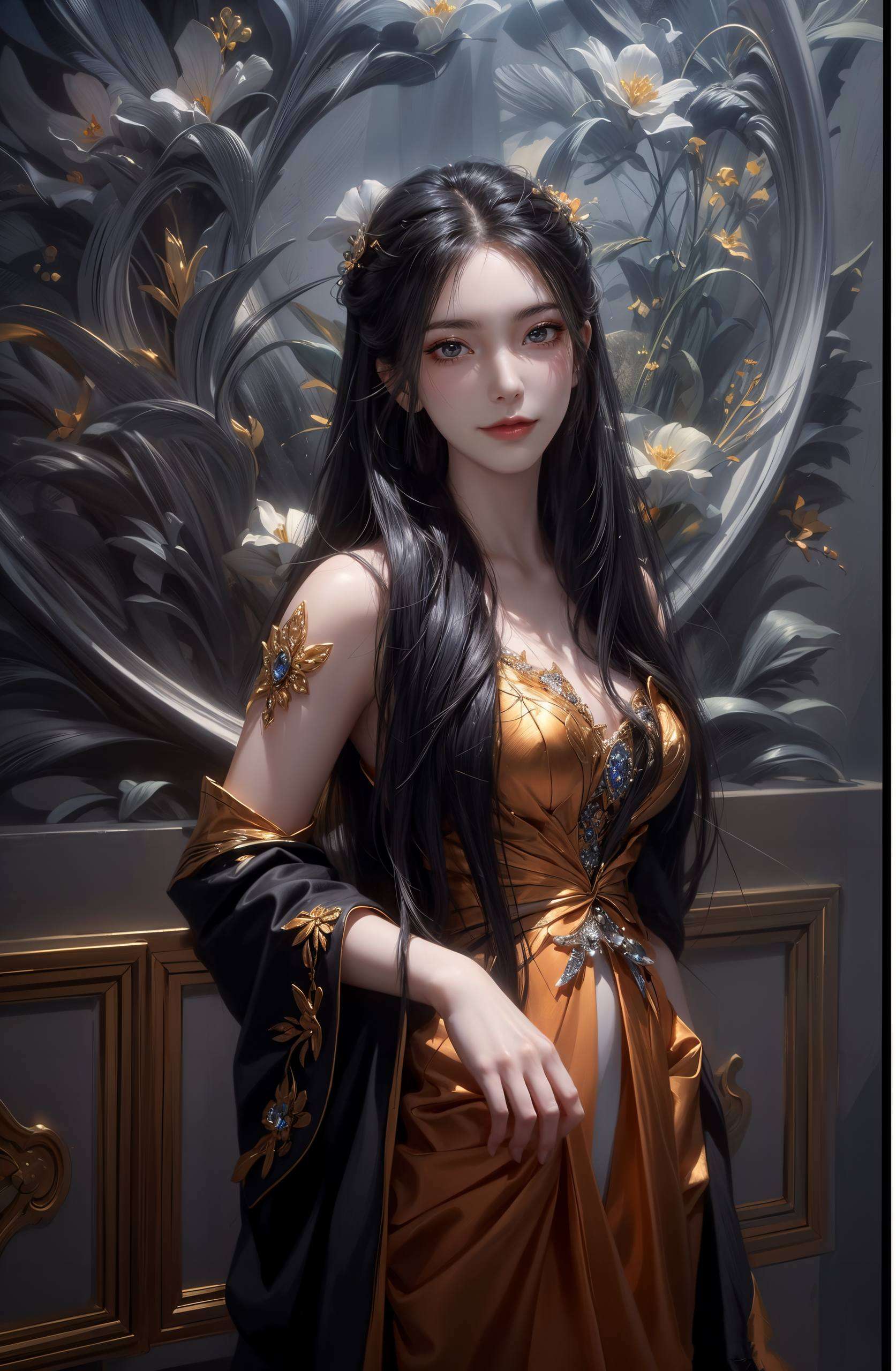 眼神中透露出无尽的神秘与力量焰灵姬的壁纸都能让你的手机屏幕瞬间升级