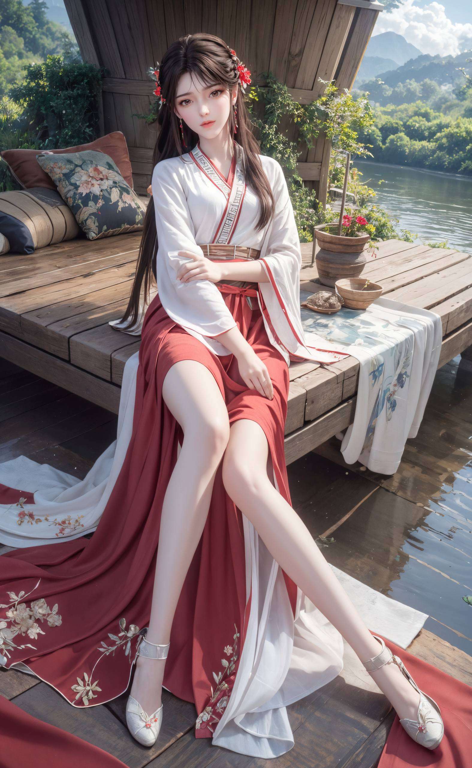连背影都充满了玄幻的魅力下载她的壁纸