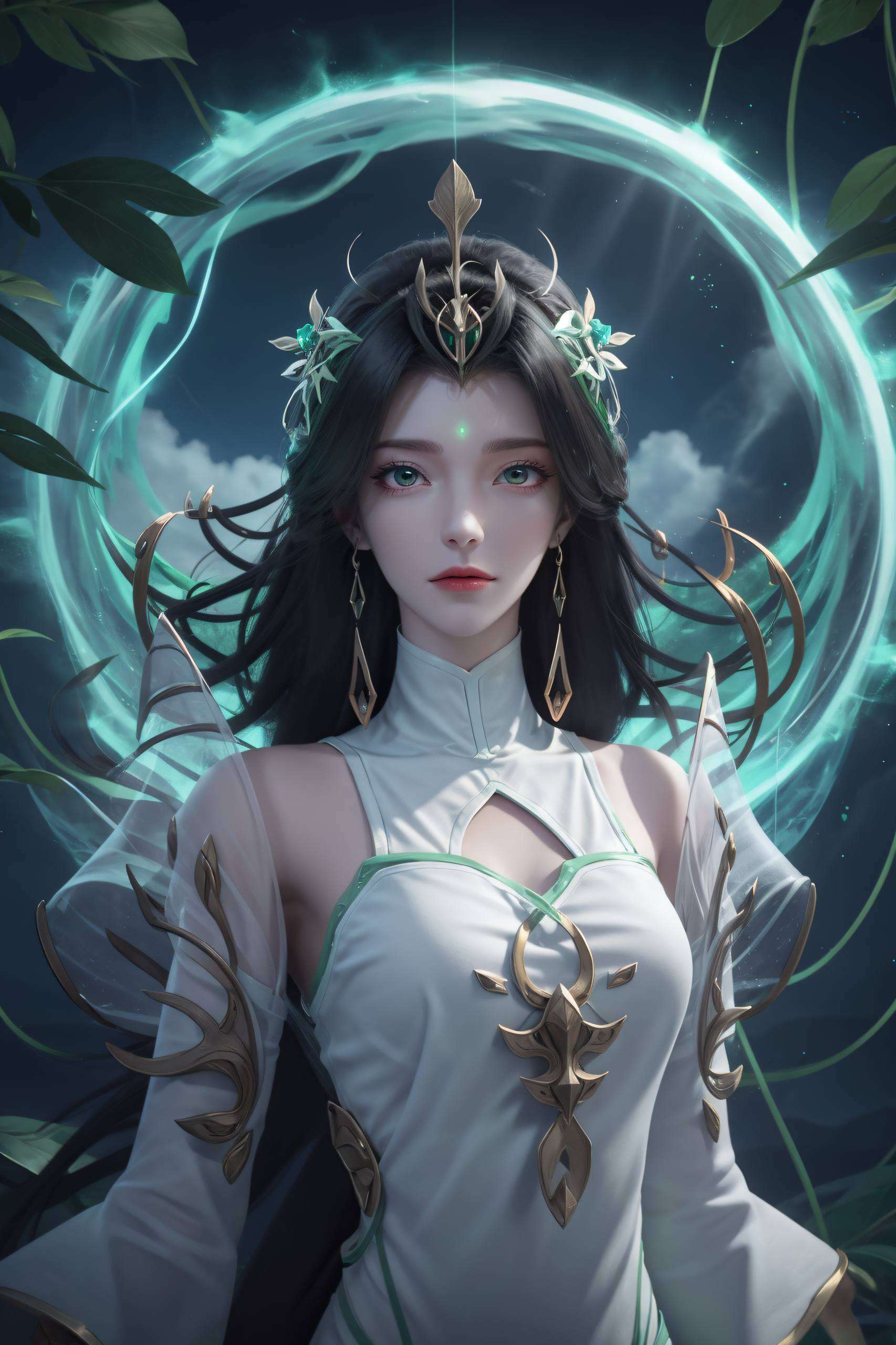 在完美世界的玄幻天地间成为了无数人心中的国漫女神