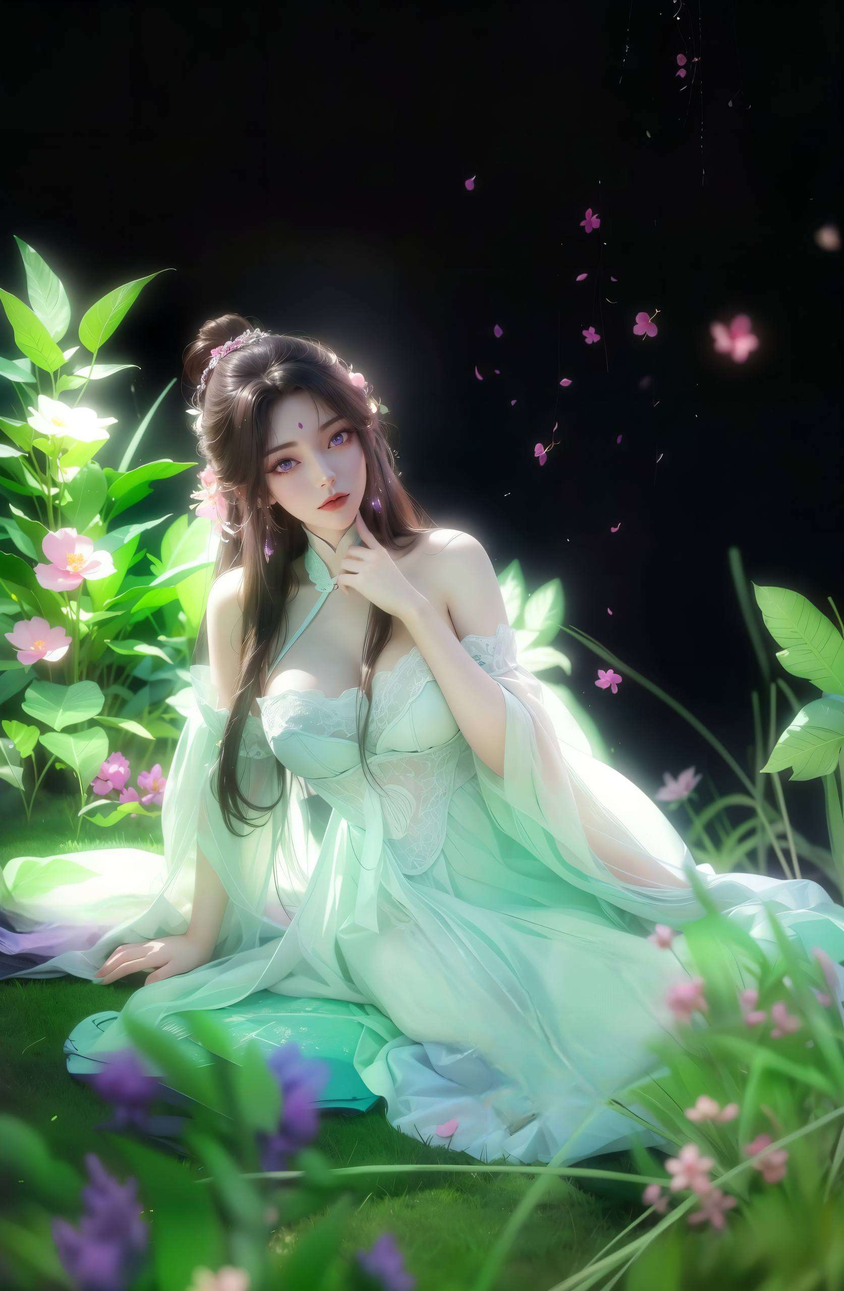 在完美世界的玄幻天地间她的壁纸仿佛能让人感受到那股超脱尘世的气息