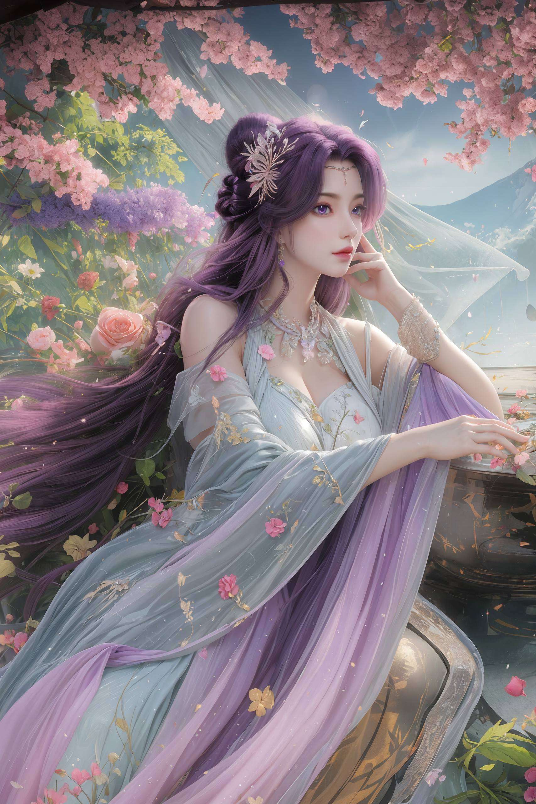 动漫女神美艳不可方物
