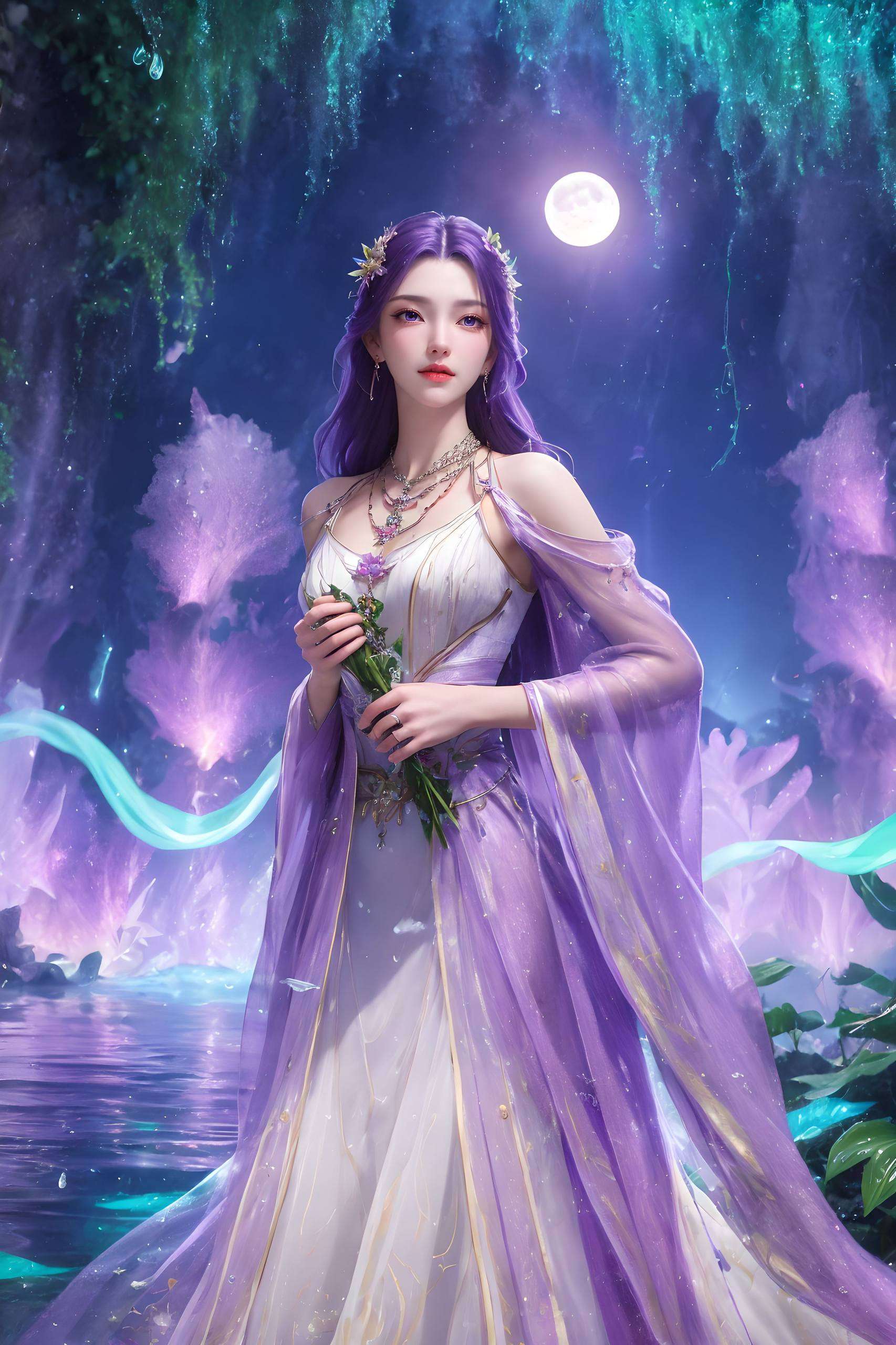 在完美世界的玄幻天地间与云曦的柔美形成了完美的对比