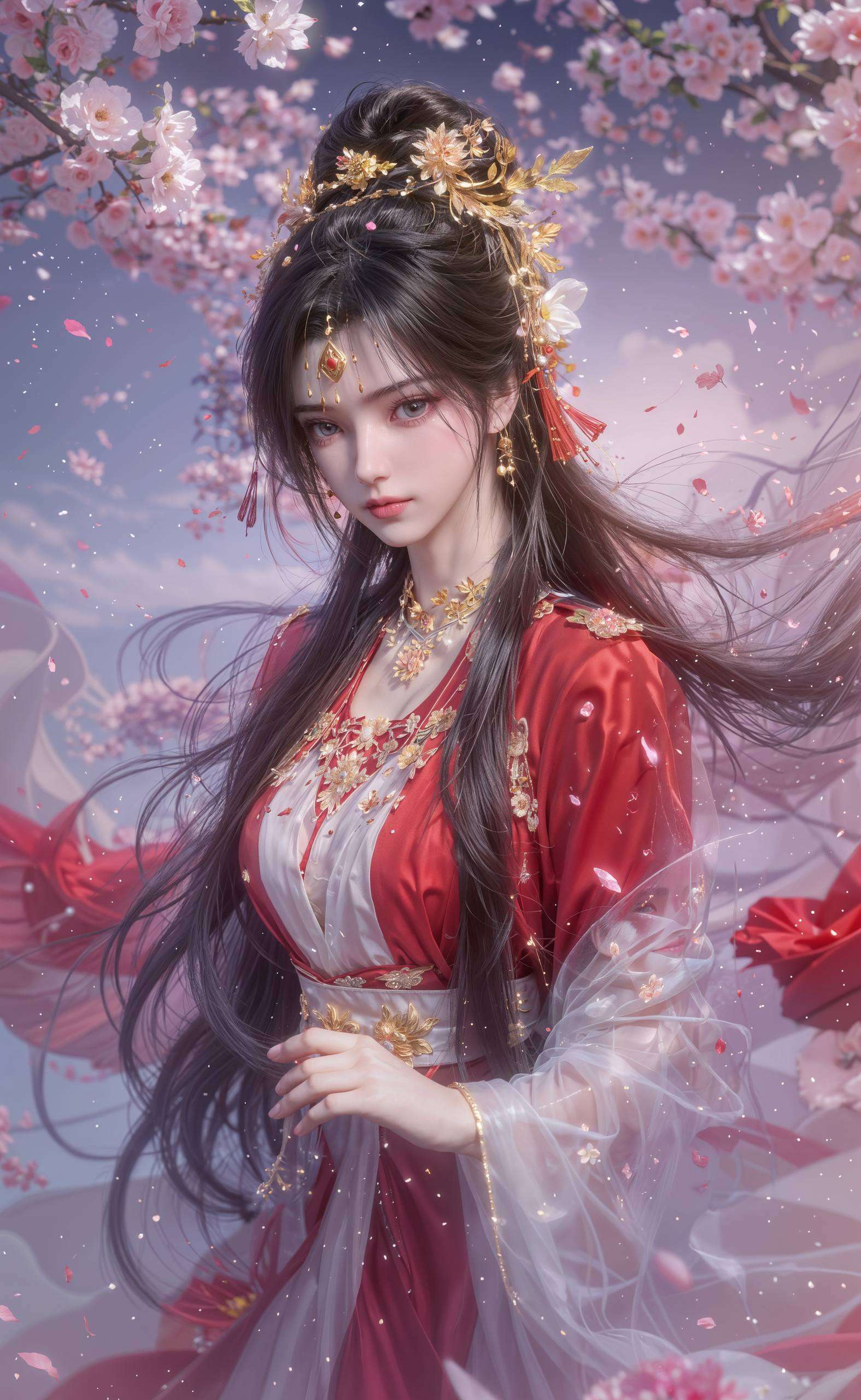 风华绝代如睹仙子临凡
