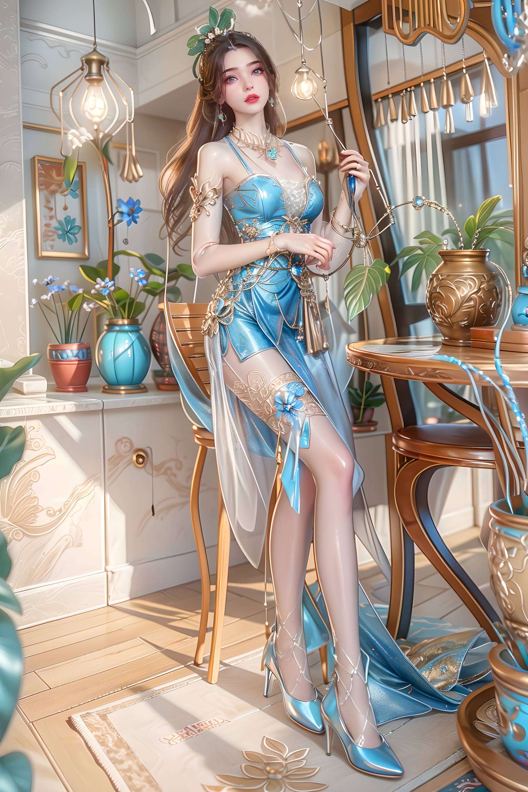 连她的壁纸都能让你手机瞬间升级为仙界神器！无论是竖屏还是横屏李慕婉