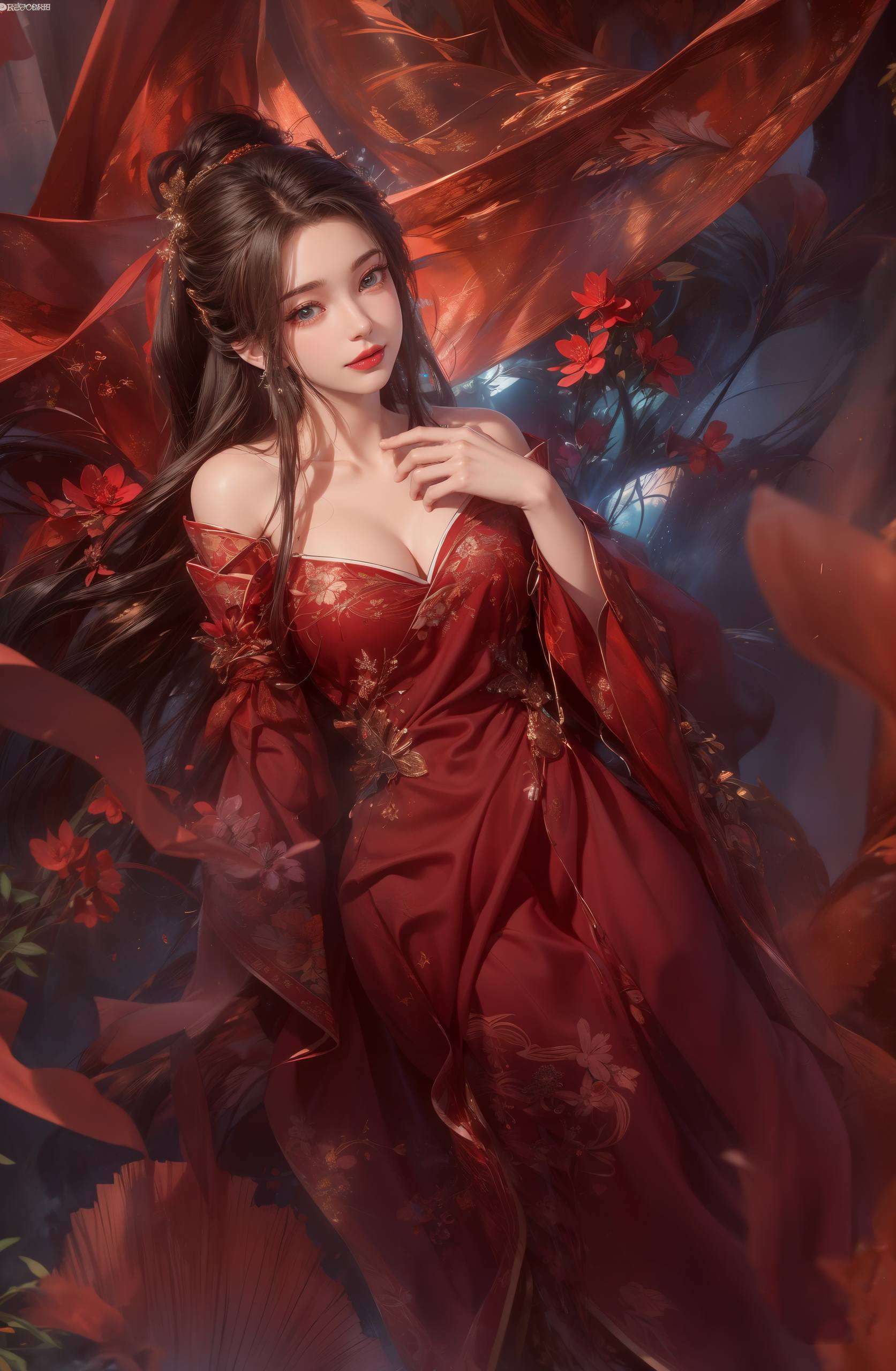 而她她的美丽不仅仅是外表的惊艳