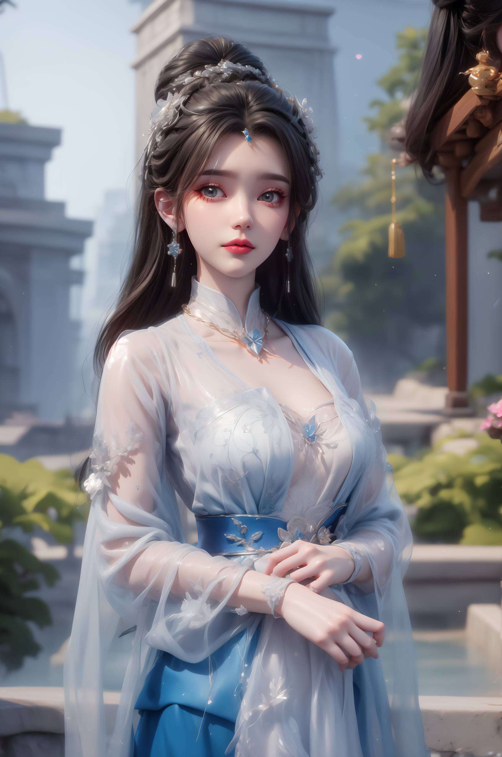 李慕婉如同一朵盛开的仙葩他们的壁纸图片