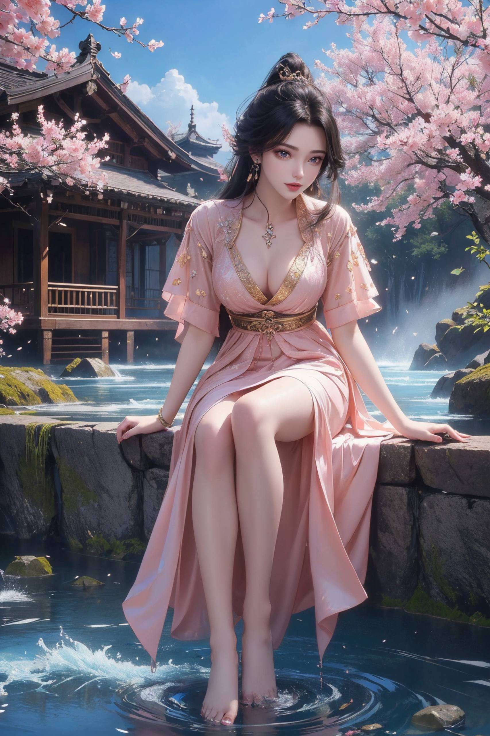 小可爱周紫虹那双深邃的眼眸正凝视着你