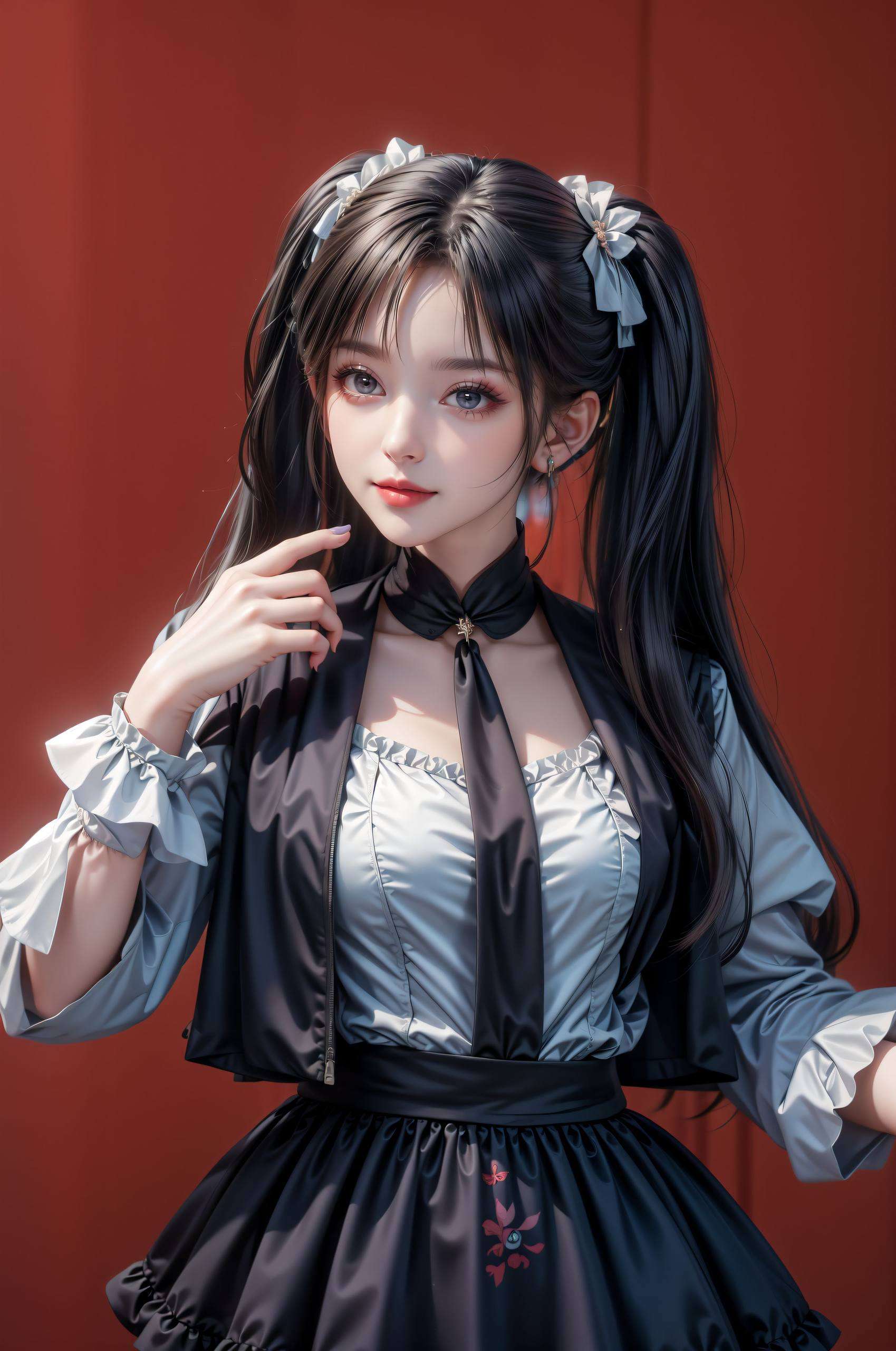 陆雪琪如冰山美人两位女神