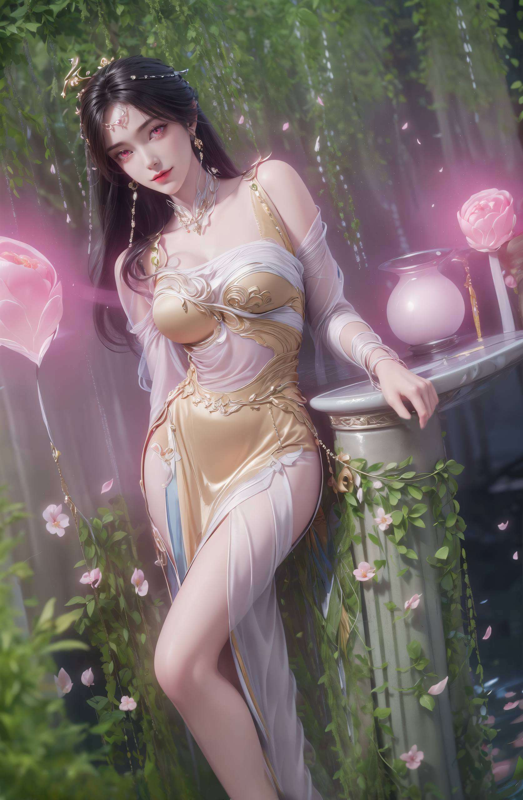 她的每一个动作把这样一位国漫美女设为你的iPad全屏壁纸