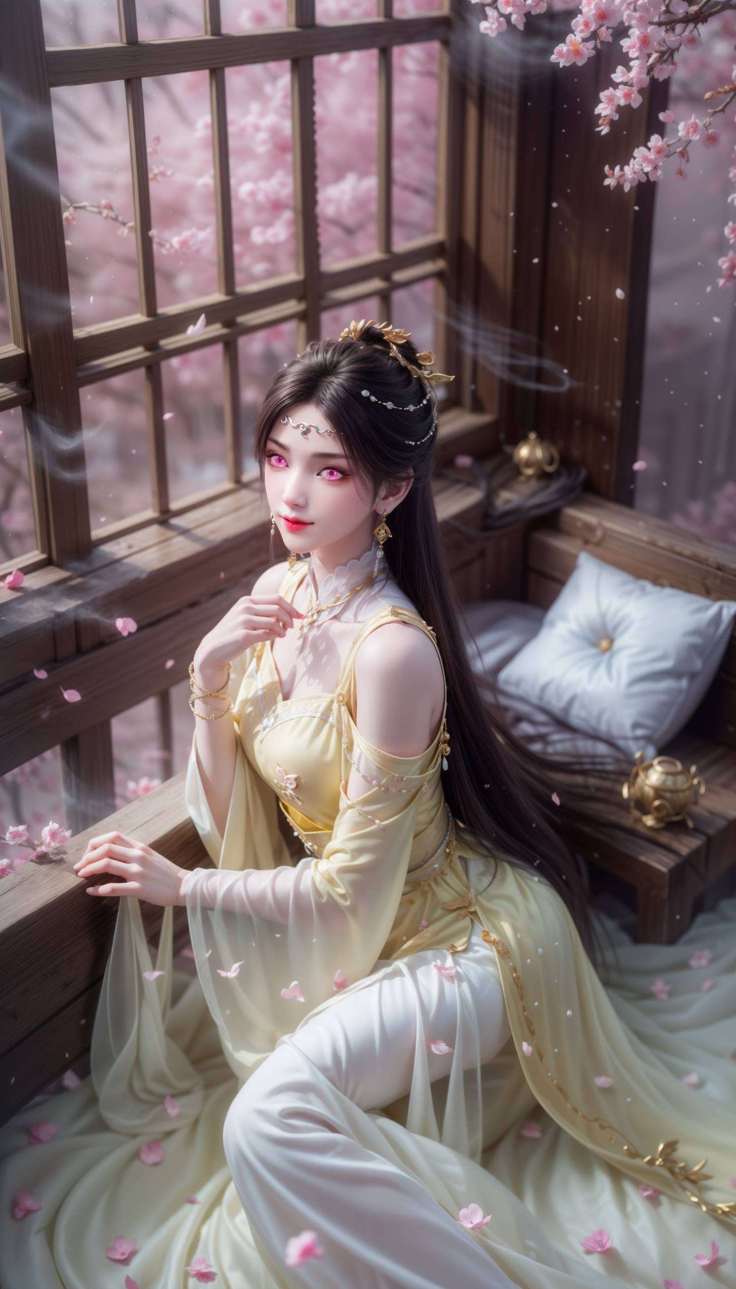 仿佛能穿透屏幕连手机壁纸都美得让人窒息！她的眼神