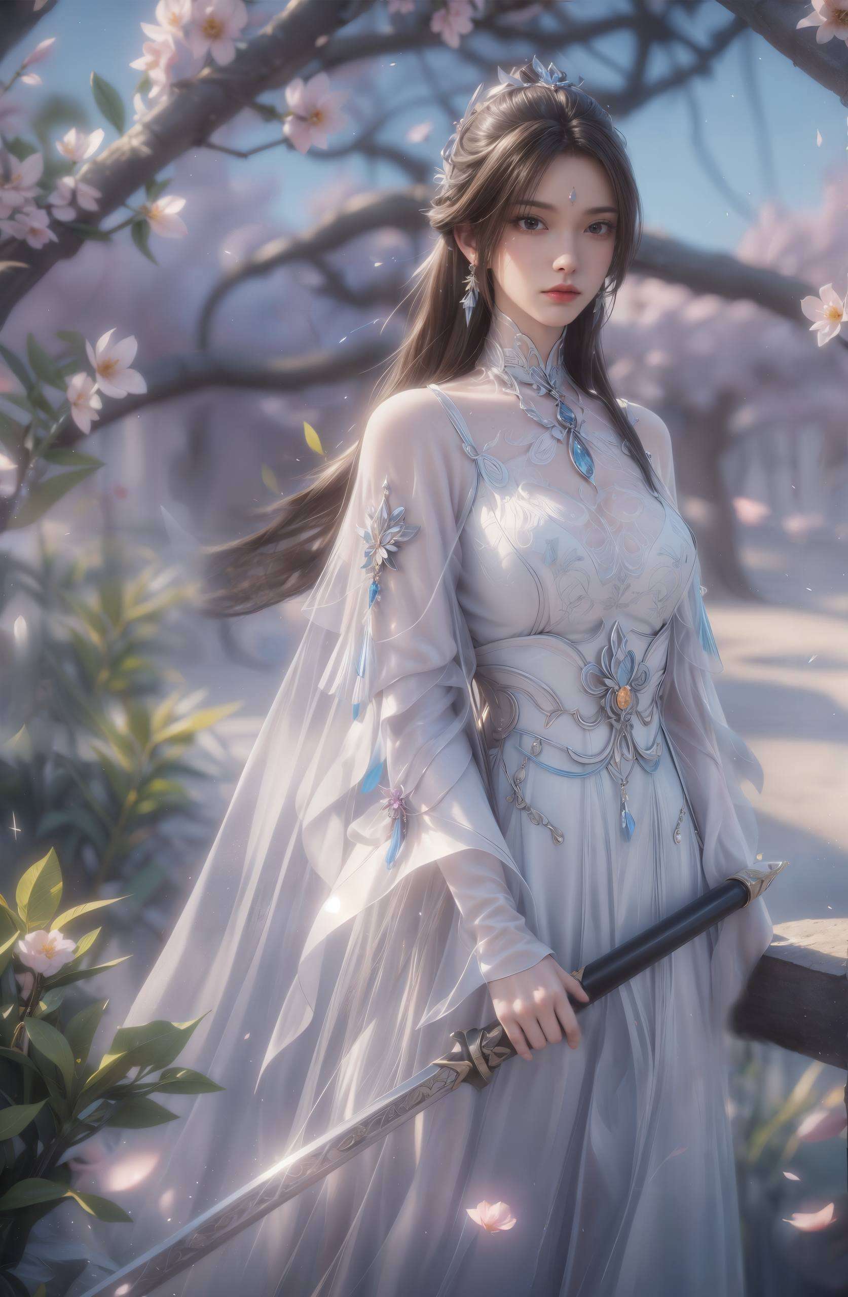 岂不是辜负了她的美貌与气质？她的眼神如冰