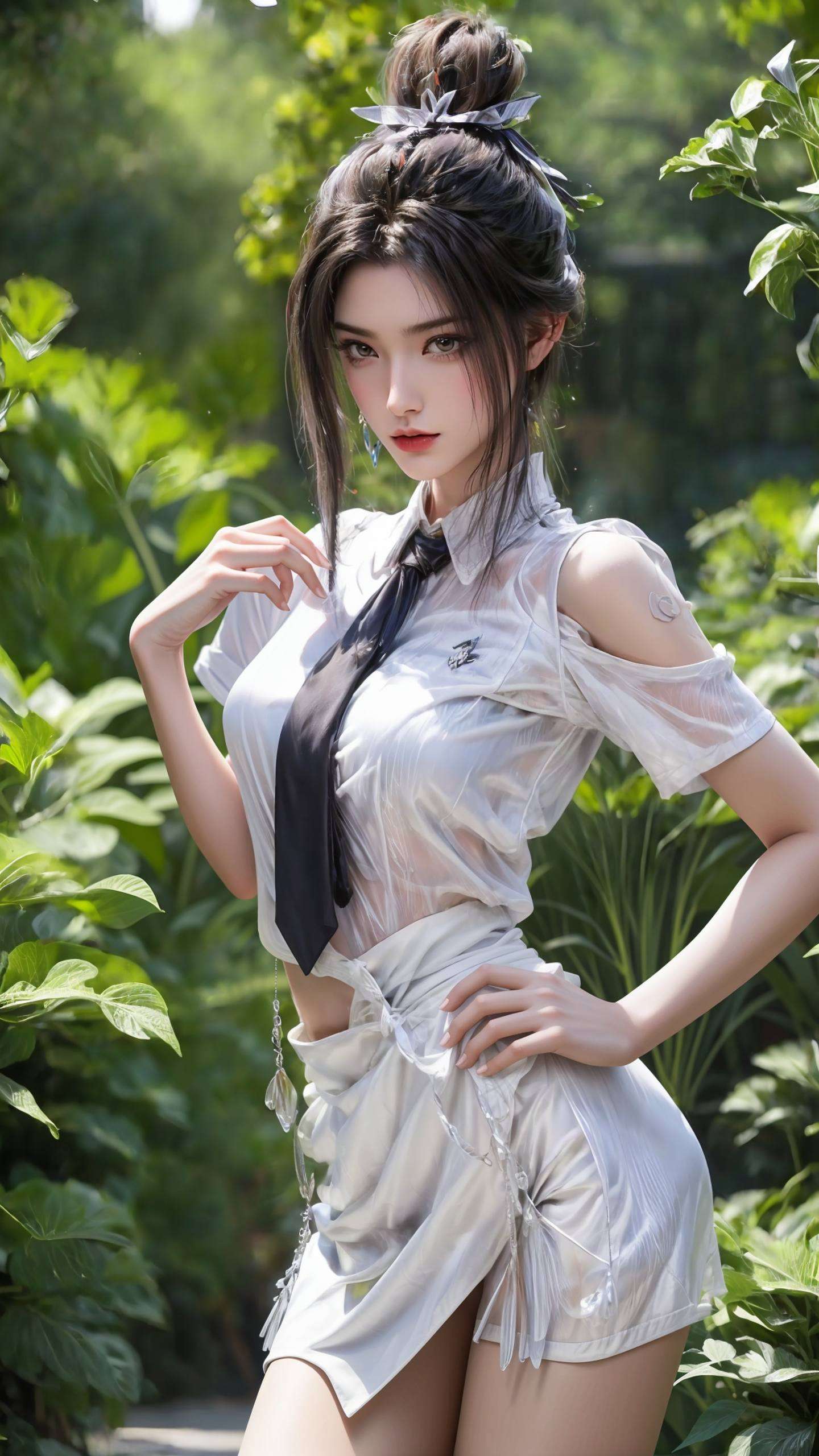 陆雪琪如冰山雪莲般清冷绝艳带你进入一个充满玄幻与美的国漫世界！