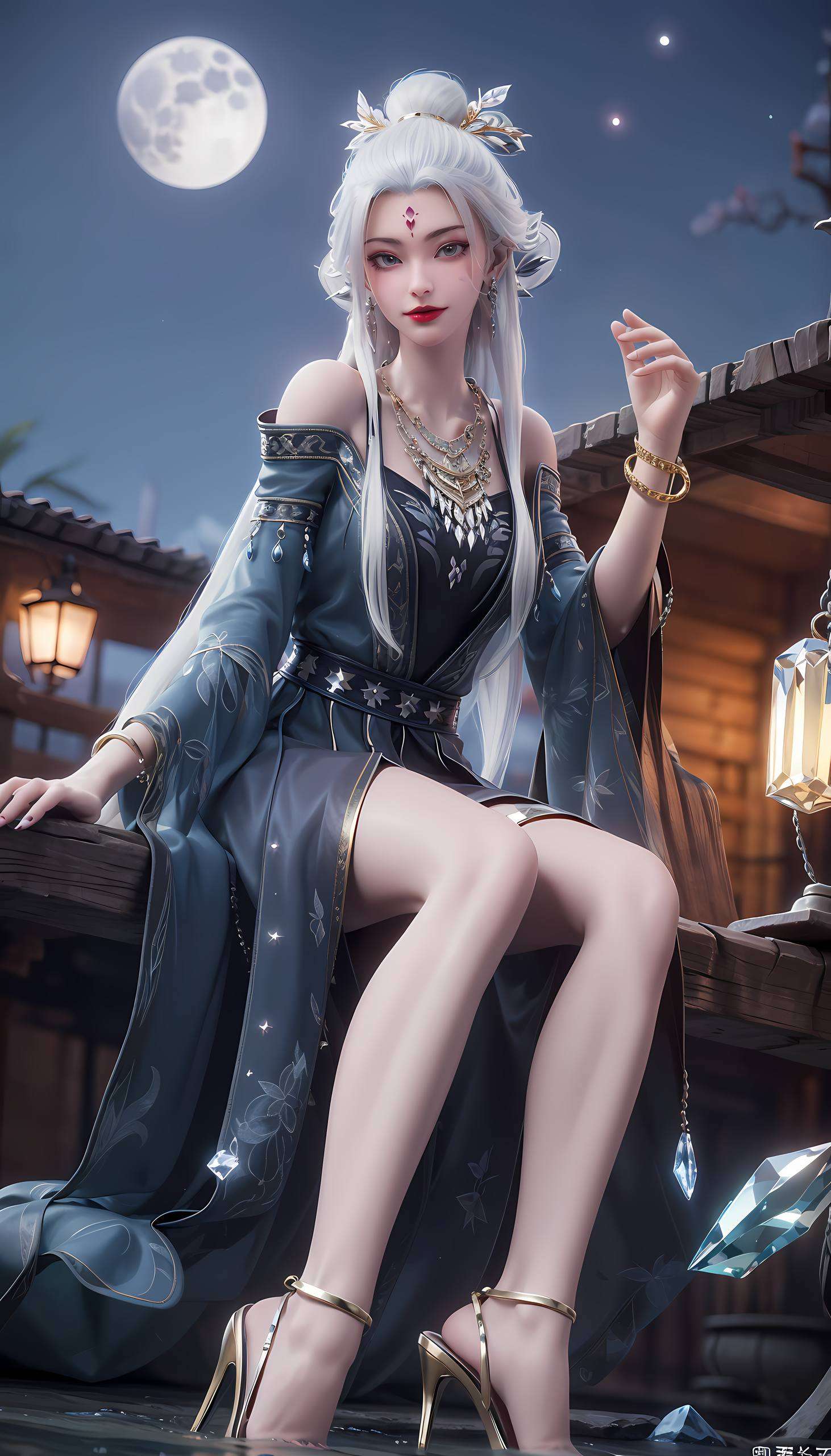 小白以其纯净的笑容如同一缕清风