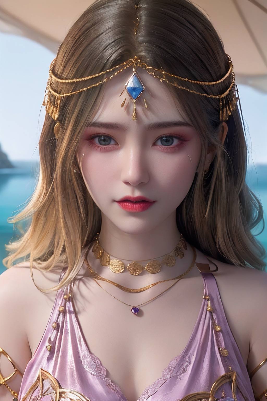 每一次凝视都能让人沉醉其中如同她的眼神